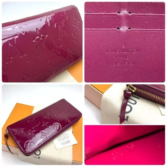 LOUIS VUITTON Monogram Vernis Zipper Long large wallet - Picture 4 of 7